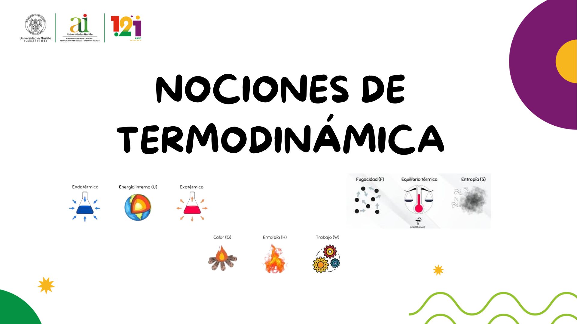 NOCIONES DE TERMODINÁMICA